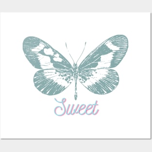 SWEET BUTTERFLY LOVE ASND PEACE Posters and Art